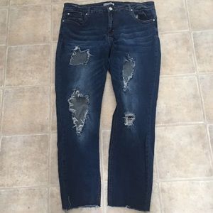 Refuge+ Ripped Skinny Jeans